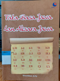 Image of Tata Basa Jawa lan Aksara Jawa
