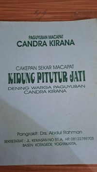 Kidung Pitutur Jati