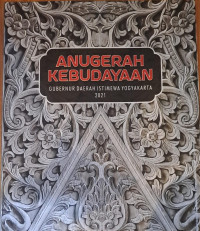 Anugerah Kebudayaan Gubernur Daerah Istimewa Yogyakarta 2021